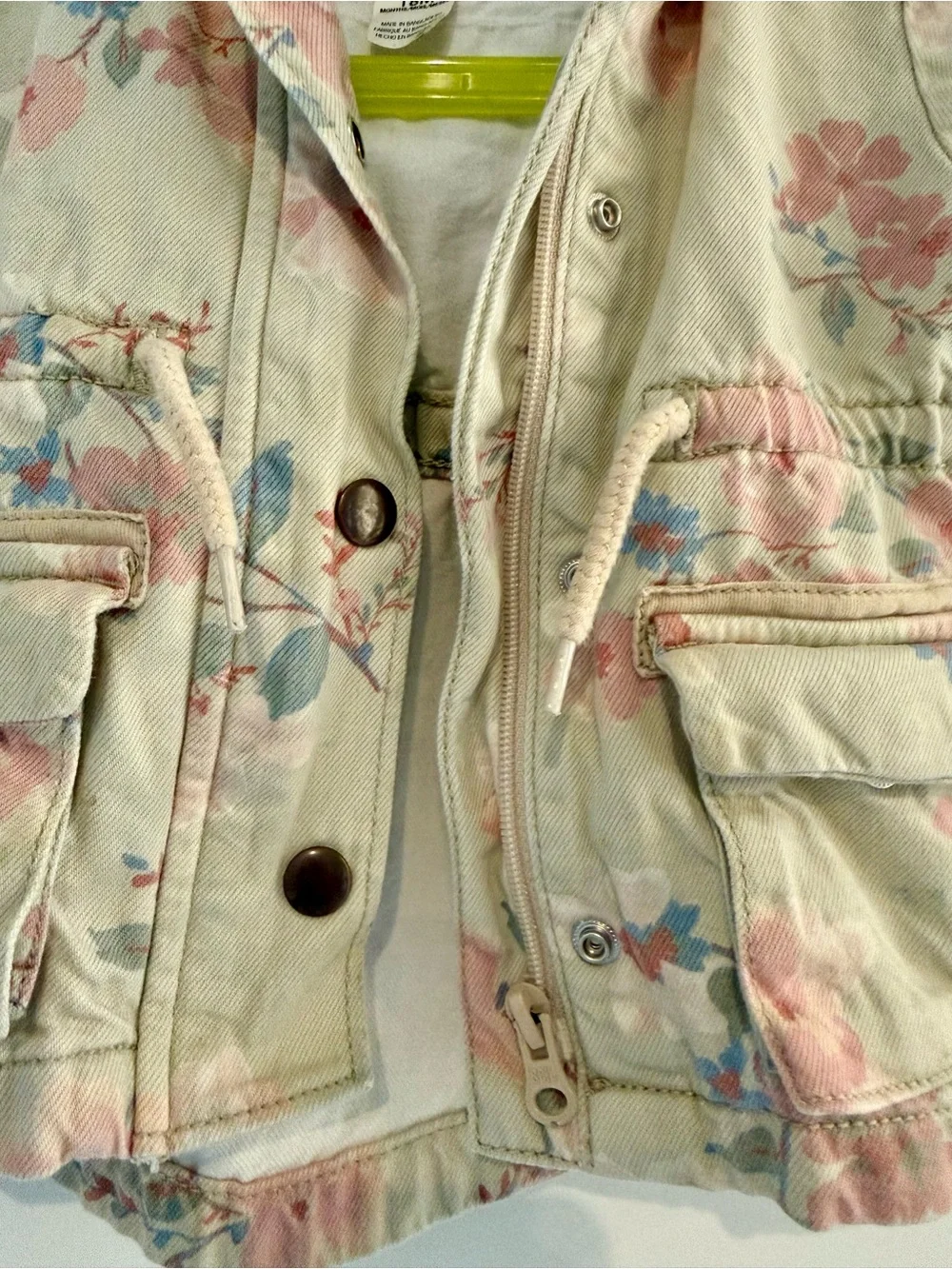 OshKosh Bgosh hooded floral